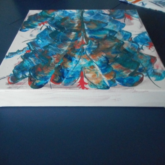 Acrylic Painting, That Weird Tropic Vibe, 10x10 - Picture 5 of 8